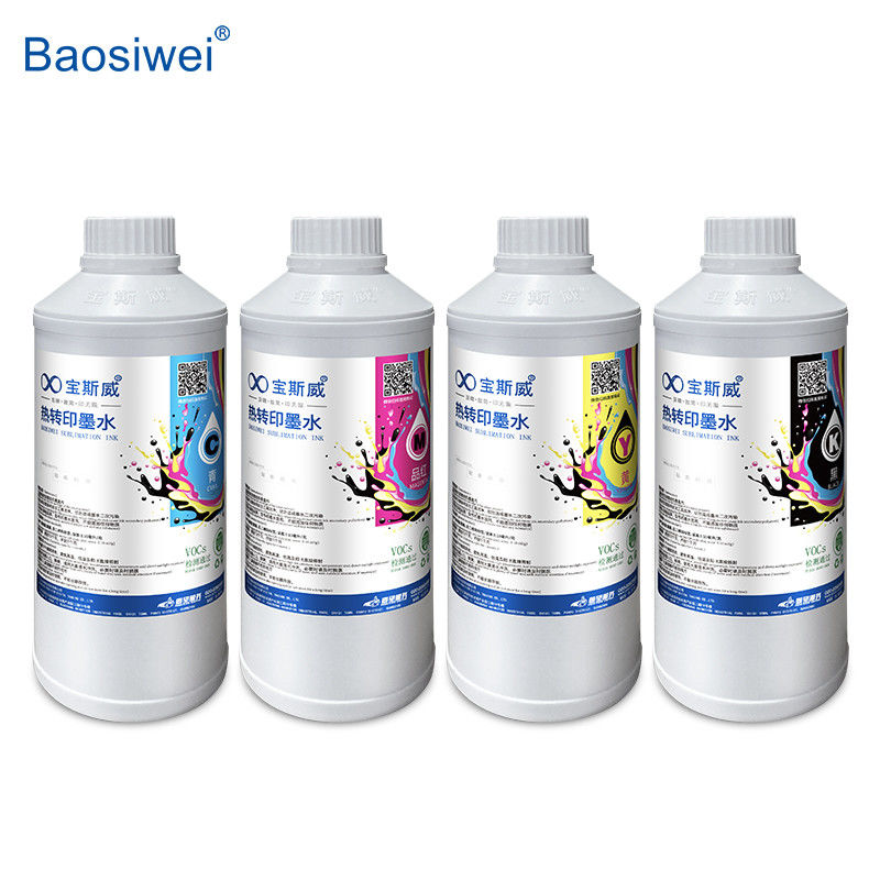 باوسيواي CMYK حبر نقل الحرارة C, M, Y, K 1000ml للطباعة السلسة